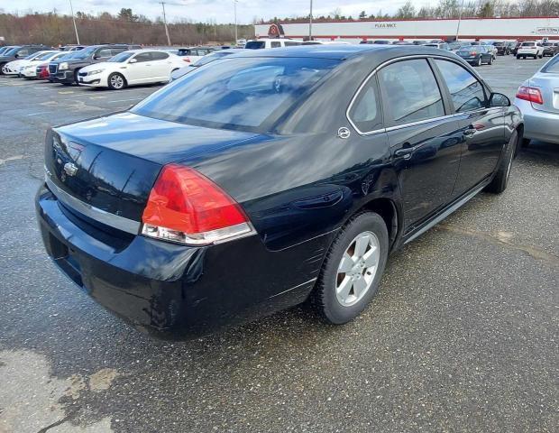 2G1WT57N491317547 - 2009 CHEVROLET IMPALA 1LT BLACK photo 4