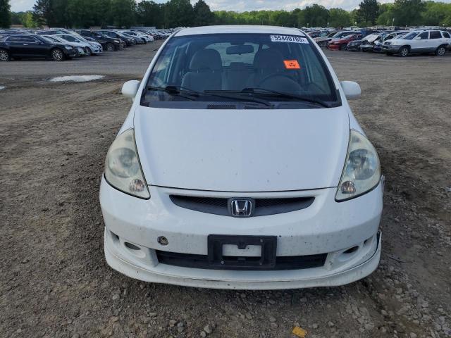 JHMGD37667S032169 - 2007 HONDA FIT S 白色 照片 5