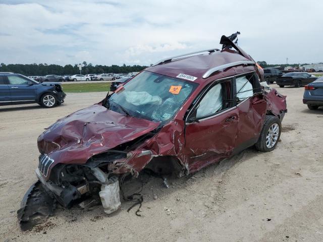 1C4PJLCB5KD205397 - 2019 JEEP CHEROKEE LATITUDE BURGUNDY photo 1