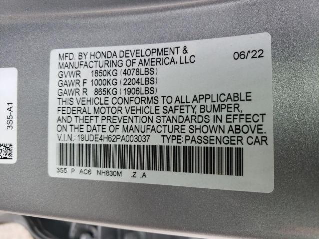 19UDE4H62PA003037 - 2023 ACURA INTEGRA A-SPEC TECH SILVER photo 12