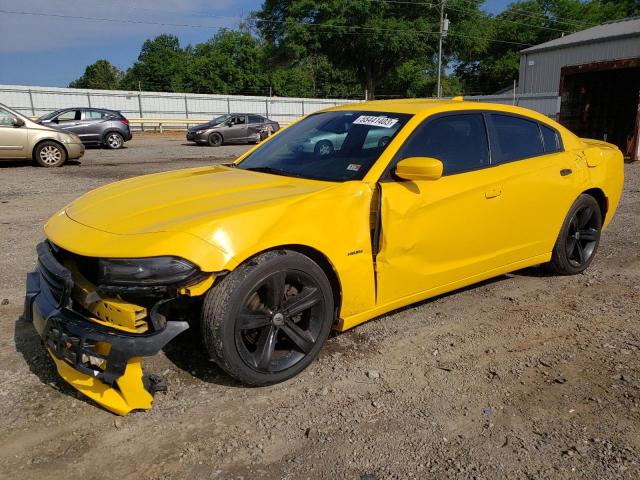 2C3CDXCT9JH133826 - 2018 DODGE CHARGER R/T YELLOW photo 1