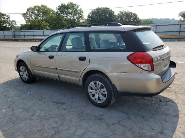 4S4BP60C287353212 - 2008 SUBARU OUTBACK GOLD photo 2