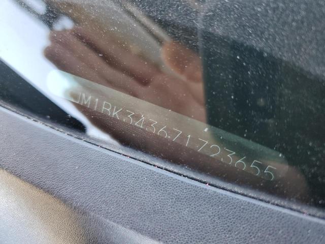 JM1BK343671723655 - 2007 MAZDA 3 HATCHBACK GRAY photo 12