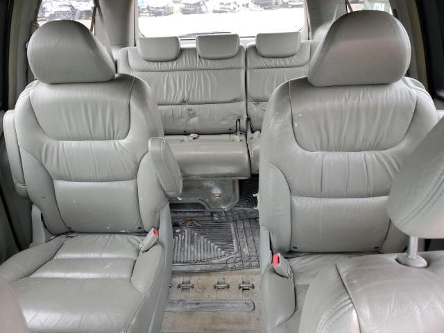 5FNRL38746B086621 - 2006 HONDA ODYSSEY EXL Արծաթագույն լուսանկար 10