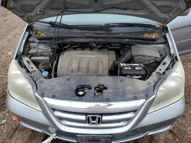 5FNRL38746B086621 - 2006 HONDA ODYSSEY EXL Արծաթագույն լուսանկար 12