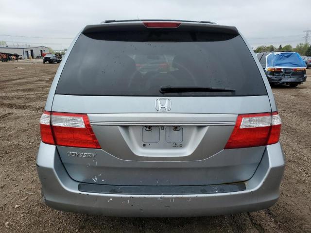 5FNRL38746B086621 - 2006 HONDA ODYSSEY EXL Արծաթագույն լուսանկար 6