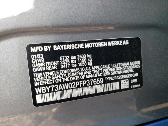 WBY73AW02PFP37659 - 2023 BMW I4 EDRIVE4 银色 照片 12