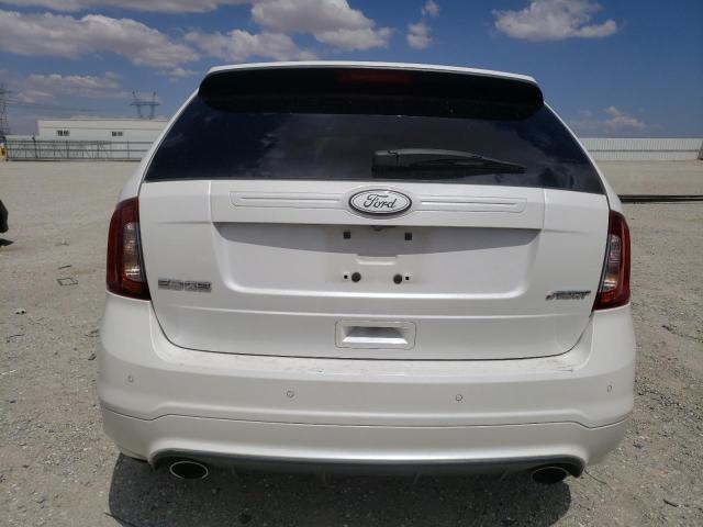 2FMDK3AKXDBC97372 - 2013 FORD EDGE SPORT WHITE photo 6