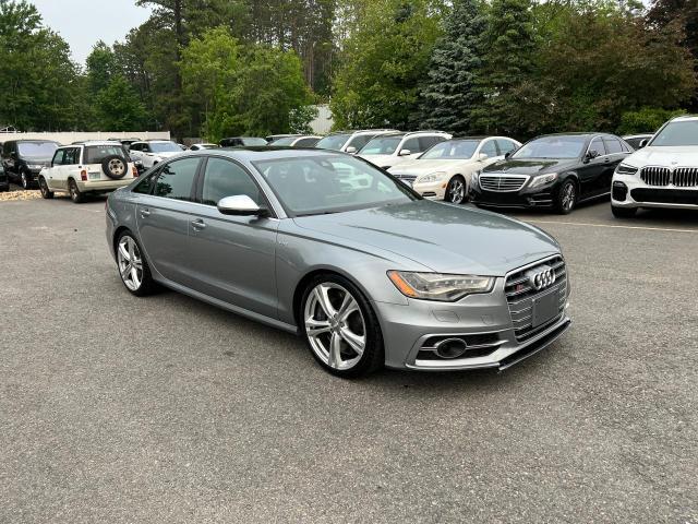 WAUF2AFC5EN109380 - 2014 AUDI S6 GRAY photo 2