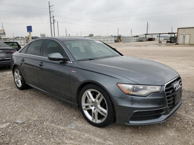 WAUHGAFC5EN161876 - 2014 AUDI A6 PRESTIGE ნაცრისფერი ფოტო 4