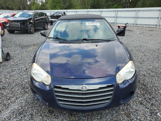 1C3EL45X06N103834 - 2006 CHRYSLER SEBRING BLUE photo 5