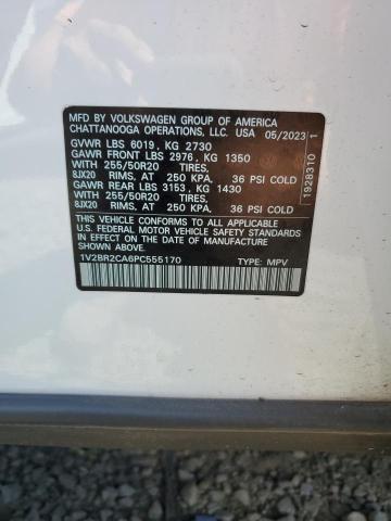 1V2BR2CA6PC555170 - 2023 VOLKSWAGEN ATLAS SEL Ağ foto 13
