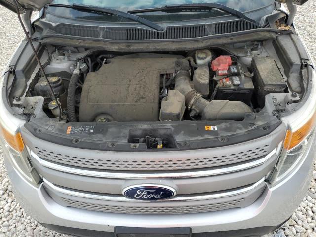 1FM5K7B86FGB96081 - 2015 FORD EXPLORER SILVER photo 12