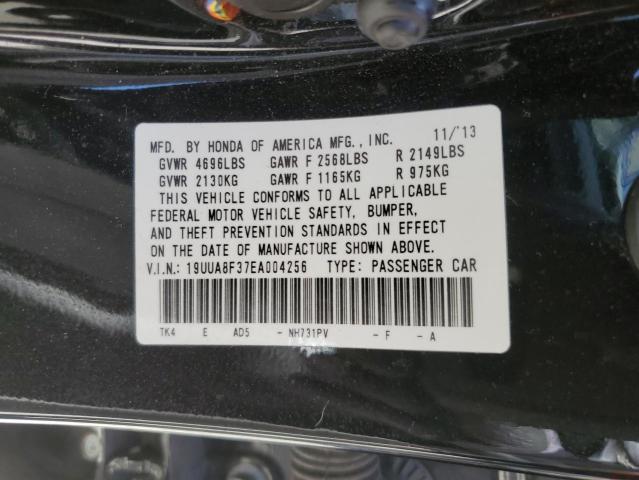 19UUA8F37EA004256 - 2014 ACURA TL SE BLACK photo 13