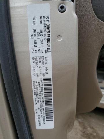 2C4RC1CGXDR511515 - 2013 CHRYSLER TOWN & COU TOURING L TAN photo 13