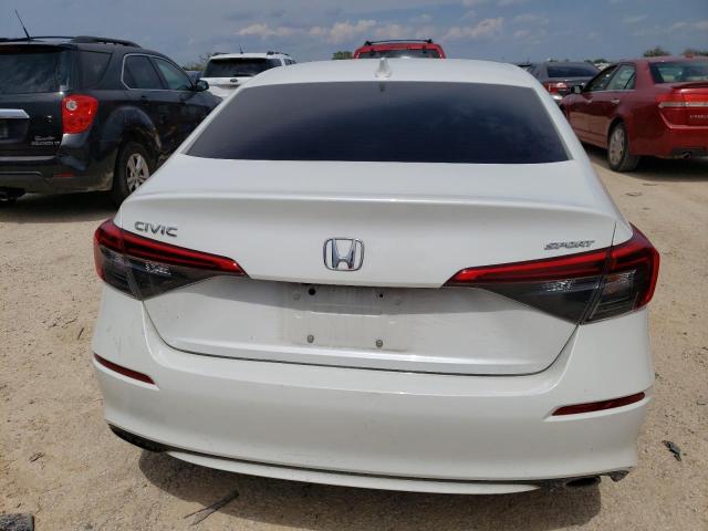2HGFE2F55NH534240 - 2022 HONDA CIVIC SPORT თეთრი ფოტო 6