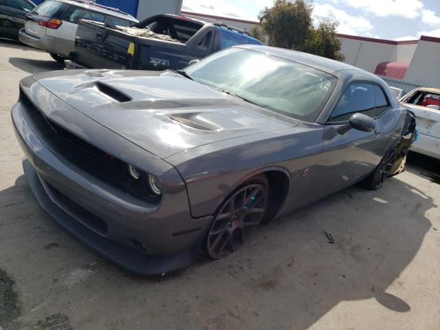 2C3CDZFJ2KH701972 - 2019 DODGE CHALLENGER R/T SCAT PACK GRAY photo 1