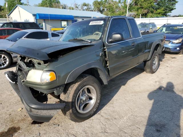 4F4ZR47E42TM06281 - 2002 MAZDA B4000 CAB PLUS GREEN photo 1