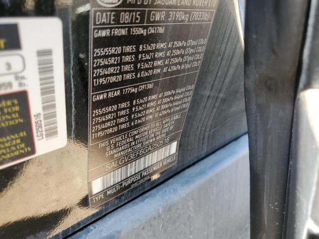 SALGV3EF6GA250516 - 2016 LAND ROVER RANGE ROVE AUTOBIOGRAPHY CHARCOAL photo 14