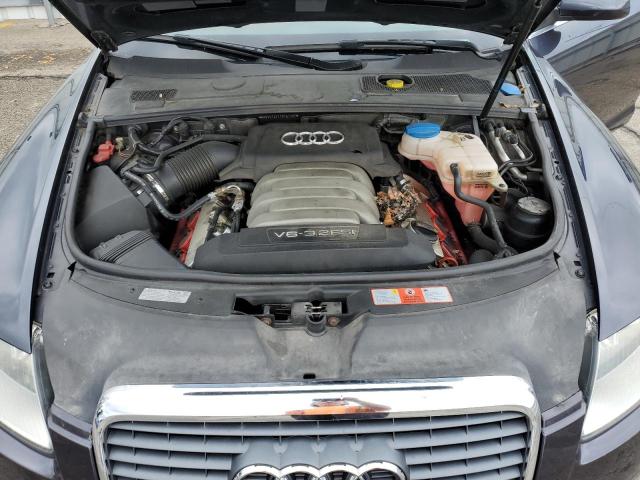 WAUKH74F77N151307 - 2007 AUDI A6 AVANT QUATTRO GRAY photo 11