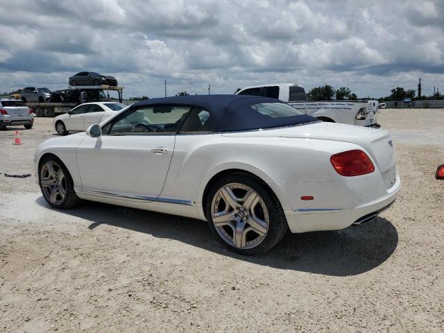 SCBGR3ZA2DC081107 - 2013 BENTLEY CONTINENTA GTC WHITE photo 2