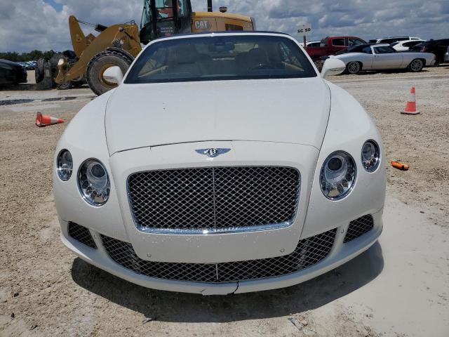 SCBGR3ZA2DC081107 - 2013 BENTLEY CONTINENTA GTC WHITE photo 5