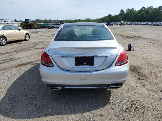 WDDWF4JB7JR313064 - 2018 MERCEDES-BENZ C 300 SILVER photo 6