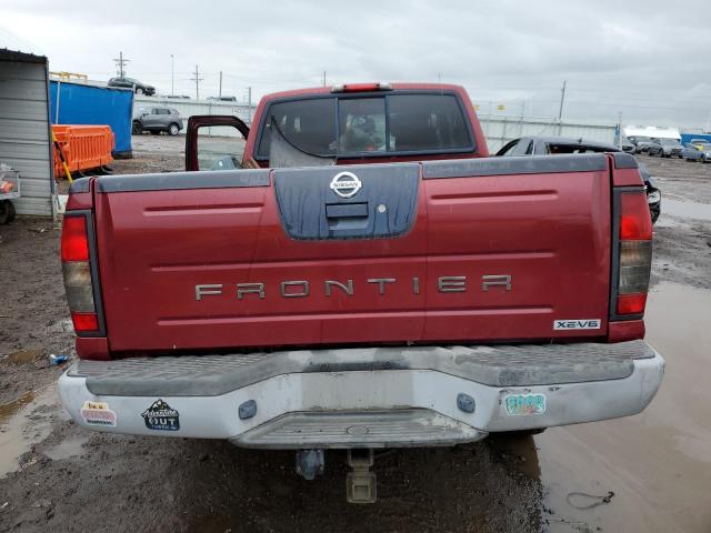 1N6ED26Y14C446386 - 2004 NISSAN FRONTIER KING CAB XE V6 RED photo 6