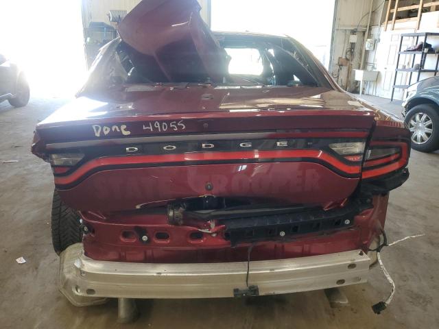 2C3CDXKTXLH175295 - 2020 DODGE CHARGER POLICE BURGUNDY photo 6