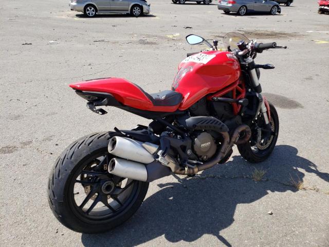 ZDM1RBSV6EB001281 - 2014 DUCATI MONSTER 1200 RED photo 4