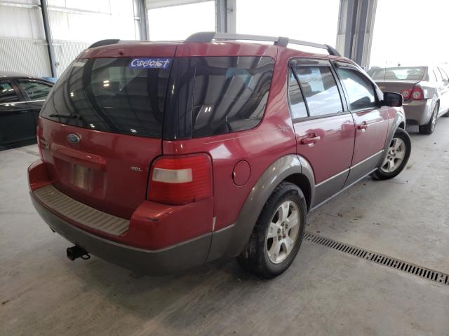 1FMZK05155GA18717 - 2005 FORD FREESTYLE SEL RED photo 4