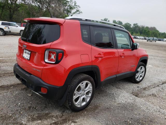 ZACCJBDBXHPF67341 - 2017 JEEP RENEGADE LIMITED RED photo 3