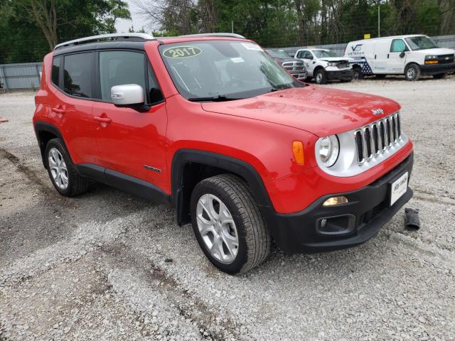 ZACCJBDBXHPF67341 - 2017 JEEP RENEGADE LIMITED RED photo 4