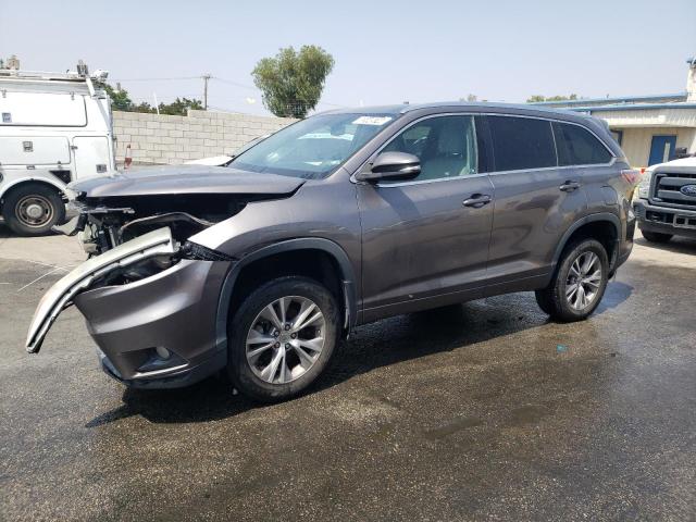 5TDJKRFH1FS199257 - 2015 TOYOTA HIGHLANDER XLE Boz foto 1