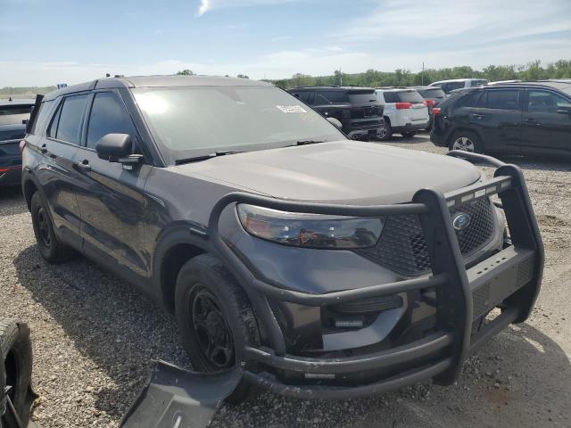 1FM5K8AW2LGA31341 - 2020 FORD EXPLORER POLICE INTERCEPTOR 灰色 照片 4