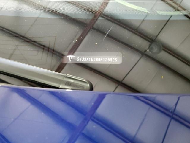 5YJSA1E28GF128925 - 2016 TESLA MODEL S Mavi foto 12