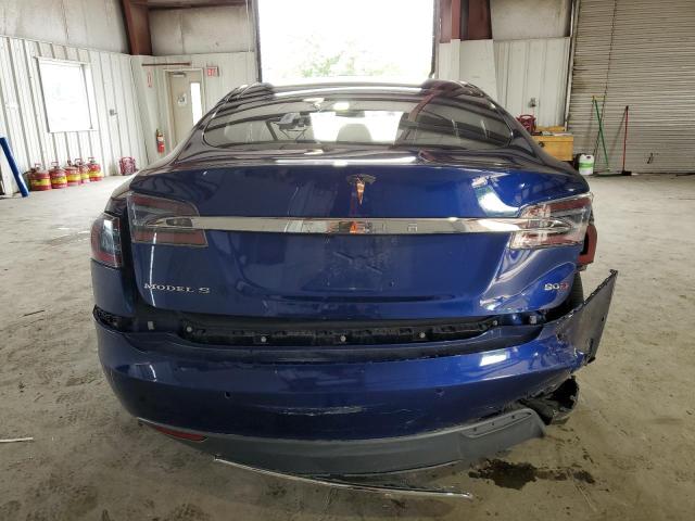 5YJSA1E28GF128925 - 2016 TESLA MODEL S Mavi foto 6