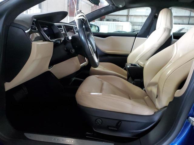 5YJSA1E28GF128925 - 2016 TESLA MODEL S Mavi foto 7