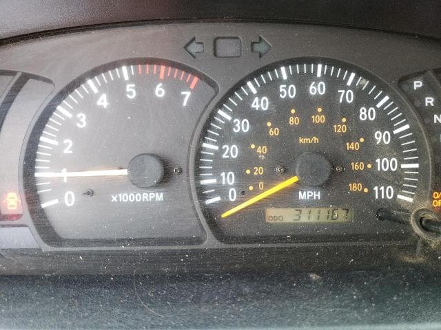 5TBRT3414YS010972 - 2000 TOYOTA TUNDRA ACCESS CAB 黑色 照片 9