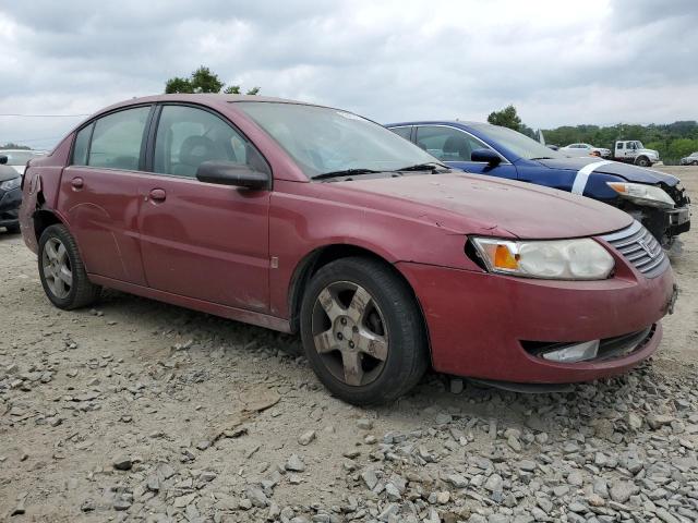 1G8AL55F27Z176893 - 2007 SATURN ION LEVEL 3 RED photo 4