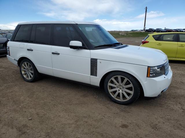 SALMP1E43BA350615 - 2011 LAND ROVER RANGE ROVE AUTOBIOGRAPHY WHITE photo 4