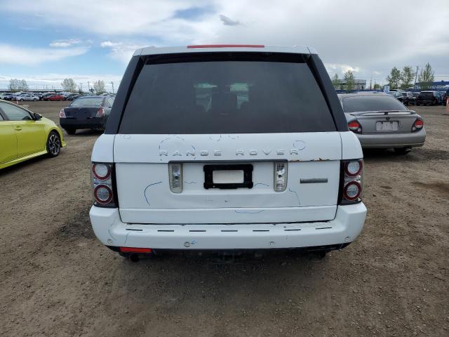 SALMP1E43BA350615 - 2011 LAND ROVER RANGE ROVE AUTOBIOGRAPHY WHITE photo 6