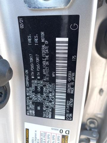 JTEMU5JR7M5910331 - 2021 TOYOTA 4RUNNER SR5/SR5 PREMIUM 银色 照片 13