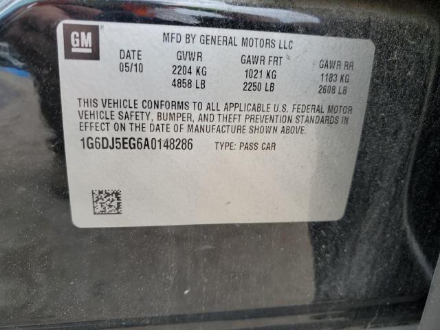 1G6DJ5EG6A0148286 - 2010 CADILLAC CTS PERFORMANCE COLLECTION BLACK photo 12