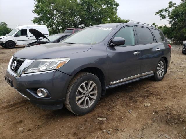 5N1AR2MM8EC653258 - 2014 NISSAN PATHFINDER S GRAY photo 1