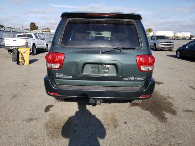 5TDBT48A37S287460 - 2007 TOYOTA SEQUOIA LIMITED GREEN photo 6