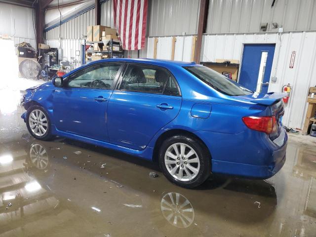 2T1BU4EE7AC461583 - 2010 TOYOTA COROLLA BASE BLUE photo 2