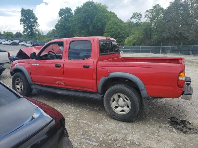 5TEGN92N11Z767936 - 2001 TOYOTA TACOMA DOUBLE CAB PRERUNNER RED photo 2
