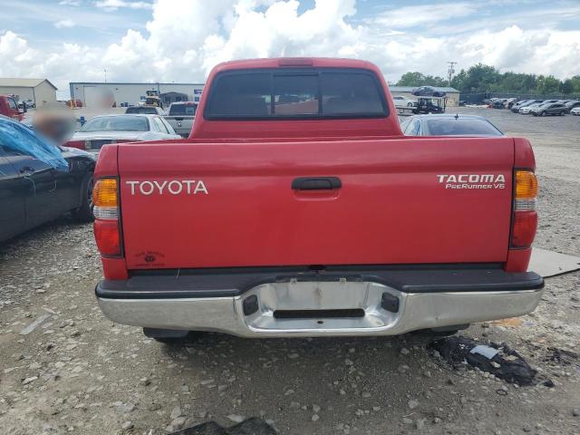 5TEGN92N11Z767936 - 2001 TOYOTA TACOMA DOUBLE CAB PRERUNNER RED photo 6