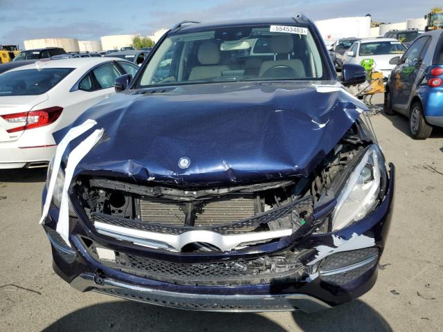 4JGDA5HB2GA748704 - 2016 MERCEDES-BENZ GLE 350 4MATIC BLUE photo 5